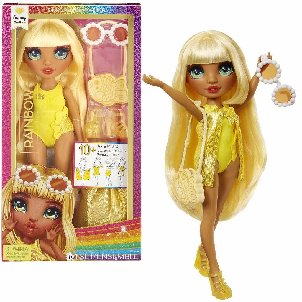 Rainbow High Swim & Style - Sunny (Yellow)
