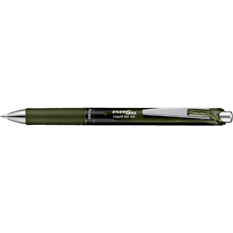 Pentel Gel-Tintenroller Energel BL77, olive black