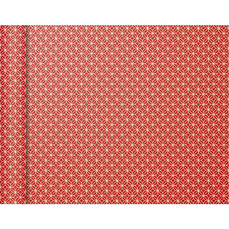 Clairefontaine Geschenkpapier "Tiny Rolls Quadrate rot"