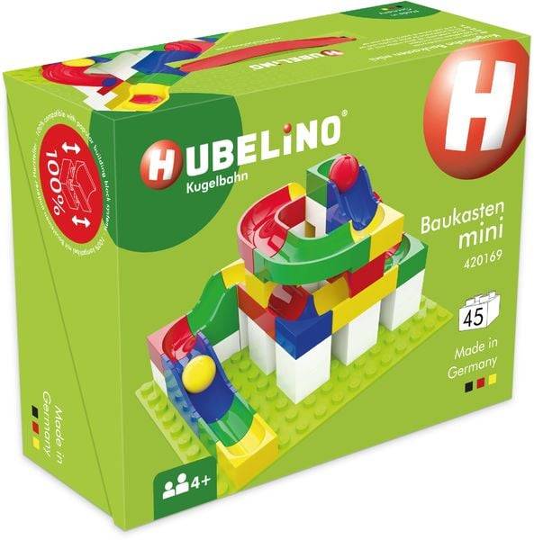 Hubelino Kugelbahn: Baukasten Mini [45 Teile]