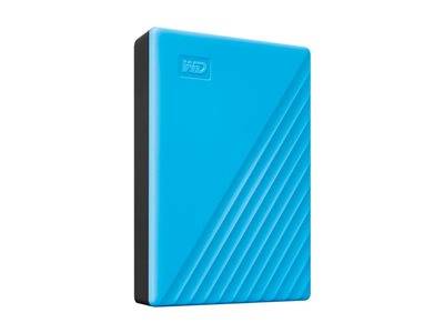 WD My Passport 6TB portable HDD Blue Komponenten Speicherlaufwerke Externe HDDs