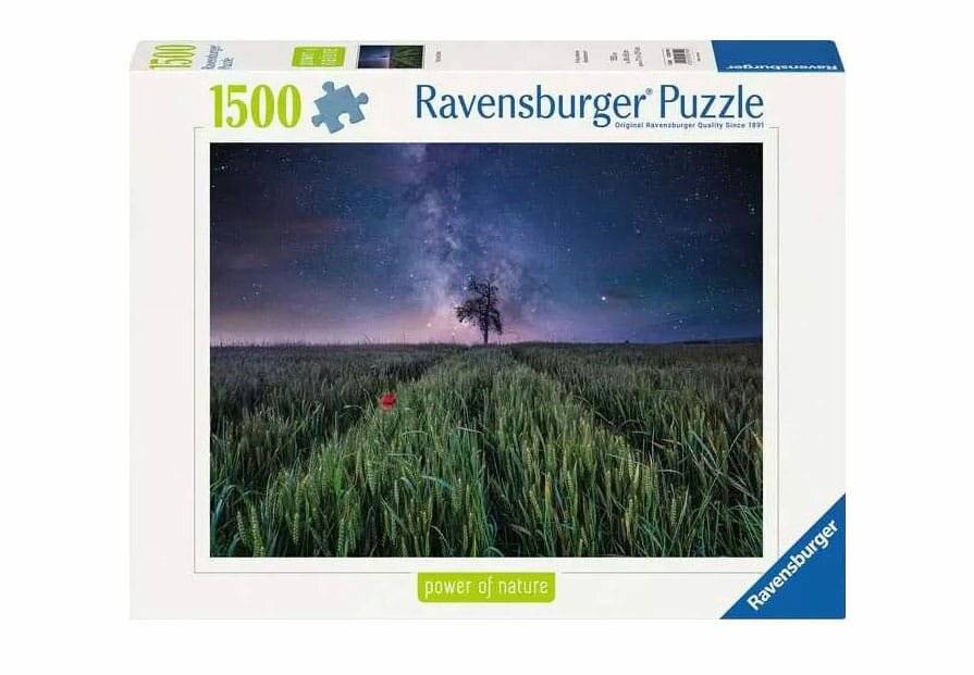 Power of Nature Puzzle Nachthimmel über dem Kornfeld (1500 Teile)