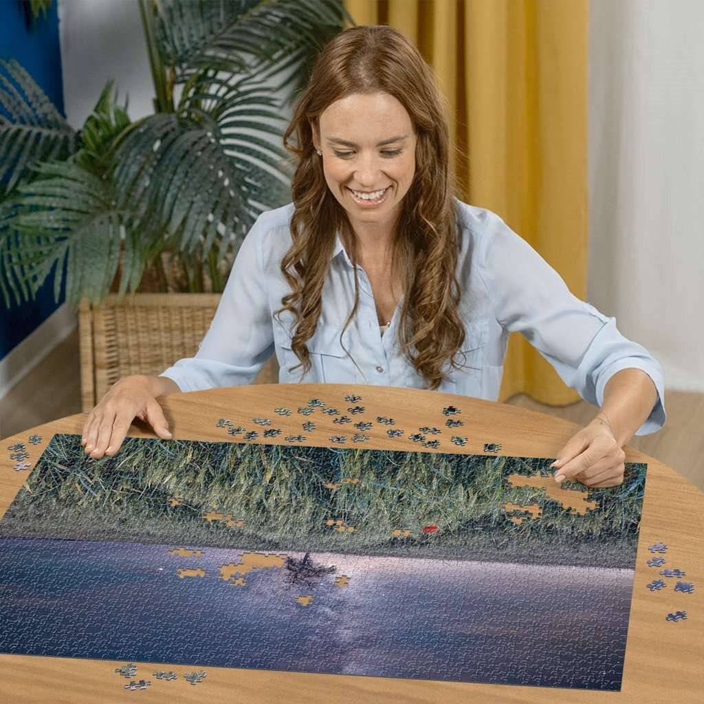 Power of Nature Puzzle Nachthimmel über dem Kornfeld (1500 Teile)