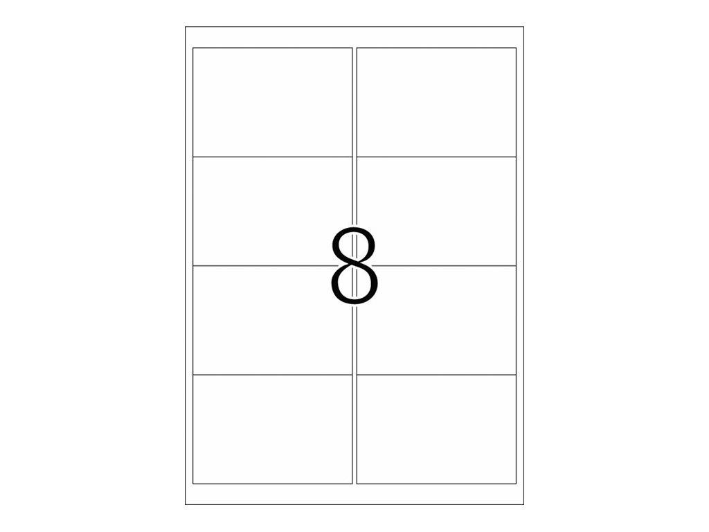 HERMA Special - Papier - matt - selbstklebend, neu positionierbar - weiß - 99.1 x 67.7 mm 200 Etikett(en) (25 Bogen x 8)