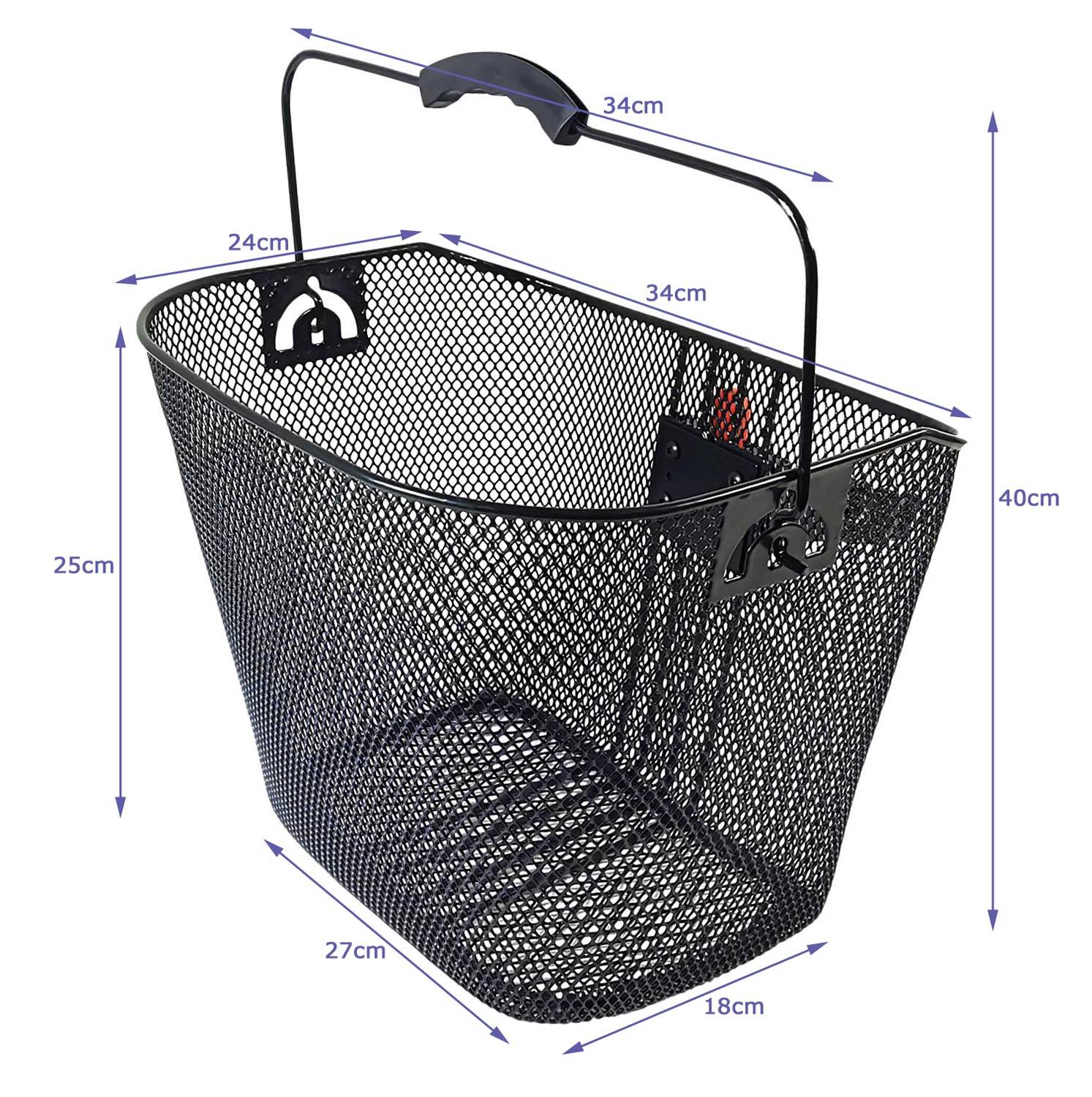 Lenkerkorb Fahrradkorb Korb E-Bike E-Scooter Quick-Halter 15l Red Loon Frontkorb