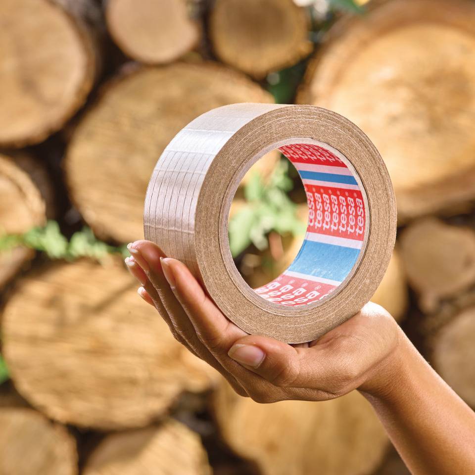 tesa® Klebeband 60013, glasfaserverstärkter Papierträger, 50mm, 6Rollen/VE