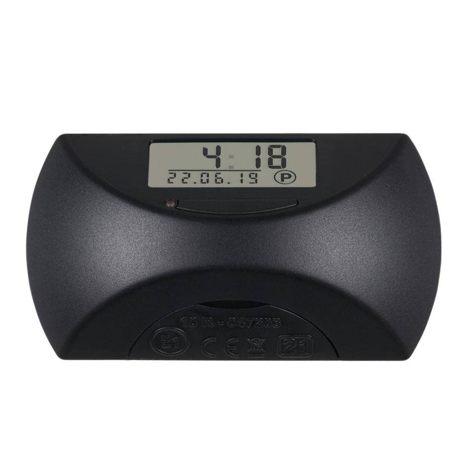 Needit Park Mini, elektronische, vollautomatische Parkscheibe, schwarz, StVO-Zulassung, 90x52mm