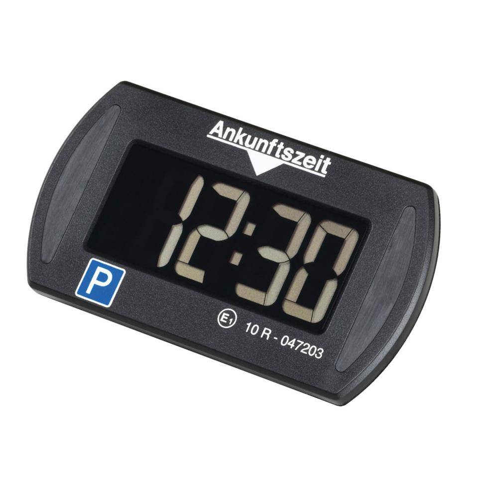 Needit Park Mini, elektronische, vollautomatische Parkscheibe, schwarz, StVO-Zulassung, 90x52mm