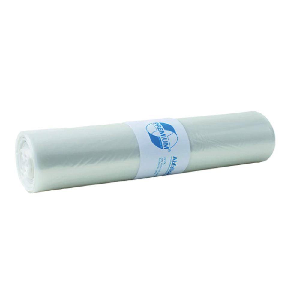 PREMIUM® Abfallsack Typ 60, transparent, LDPE, 120 l, 700x1100mm, 25/Rolle