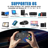 2.4G Wireless Controller Gamepad, einstellbare LED und Vibrationsfunktion, Turbo, Vier programmierbare Tasten 2.4G Wireless Controller Gamepad, einstellbare LED und Vibrationsfunktion, Turbo, Vier programmierbare Tasten