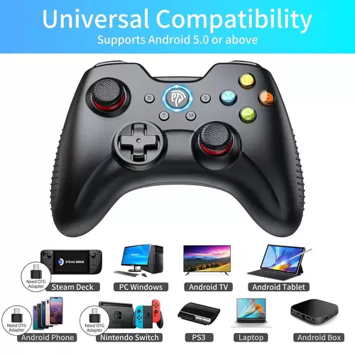 PC Controller, 2,4G wireless Gamepad mit Dual Vibration, Gaming Controller für PS3/ PC (Windows) / Android Handy/Tablets PC Controller, 2,4G wireless Gamepad mit Dual Vibration, Gaming Controller für PS3/ PC (Windows) / Android Handy/Tablets