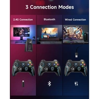 EasySMX 9013 Pro Bluetooth- und Wireless-Controller mit Hall-Trigger Blau EasySMX 9013 Pro Bluetooth- und Wireless-Controller mit Hall-Trigger Blau