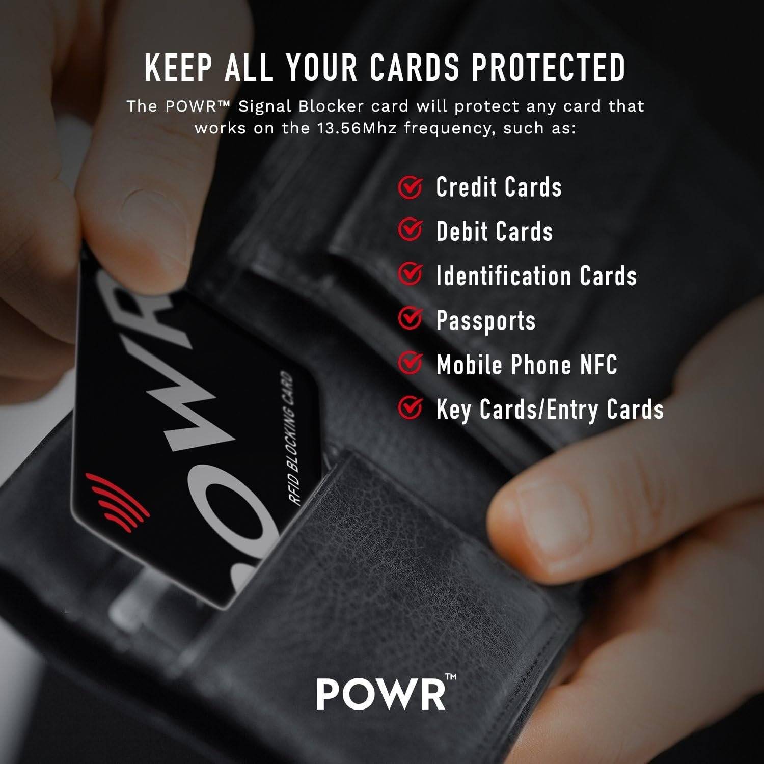 (2er-Pack) RFID-Kartenschutz, Signalblockierungskarten, kontaktloser Zahlungsschutz für Ihre Brieftasche oder Geldbörse