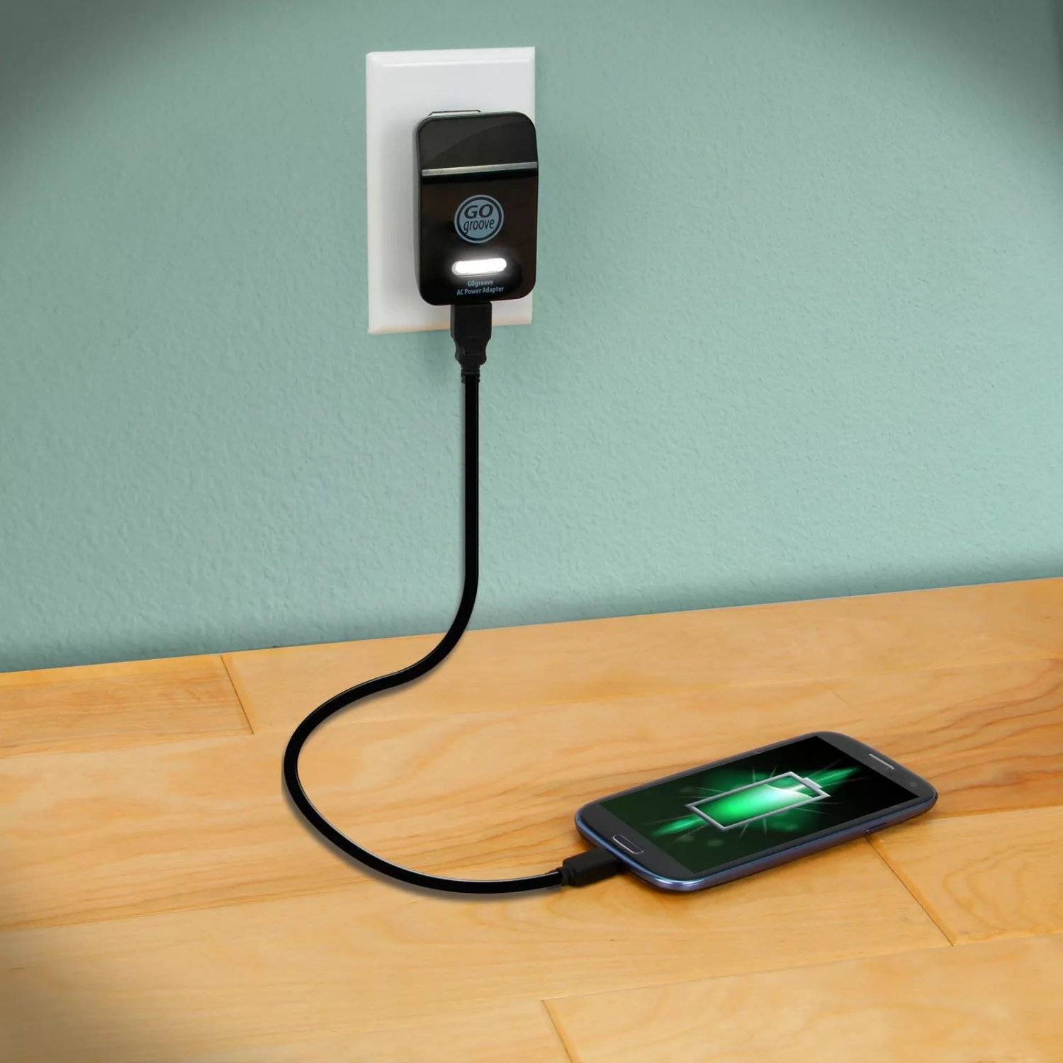 AC-auf-USB-Netzadapterstecker mit abnehmbaren Stiften AC Power Adapter Ladegerät