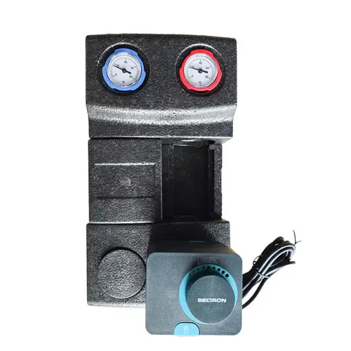Mini Pumpengruppe gemischt DN25 (1") mit Wilo Para RS25/6-130SC Mini Pumpengruppe gemischt DN25 (1") mit Wilo Para RS25/6-130SC