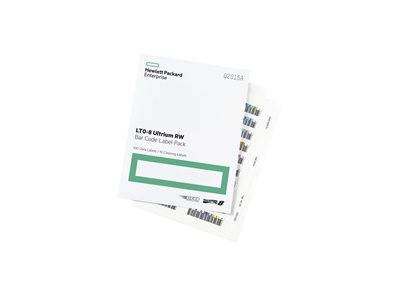 HPE LTO-8 Ultrium RW Bar Code Label Pack Drucken, Scannen & Verbrauchsmaterial Verbrauchsmaterialien