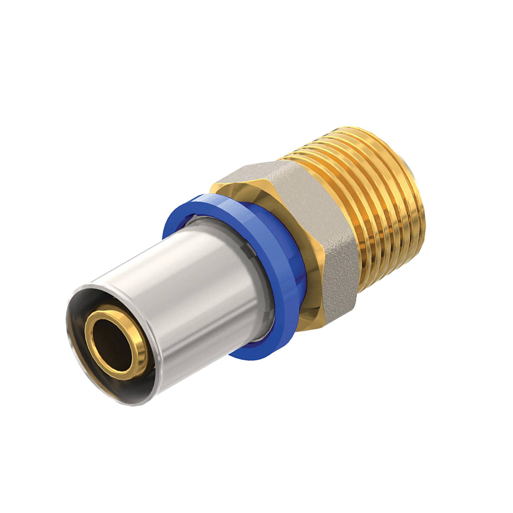 Emmeti Pressfittings für Aluverbundrohr Übergang Außengewinde 20 x 3/4"