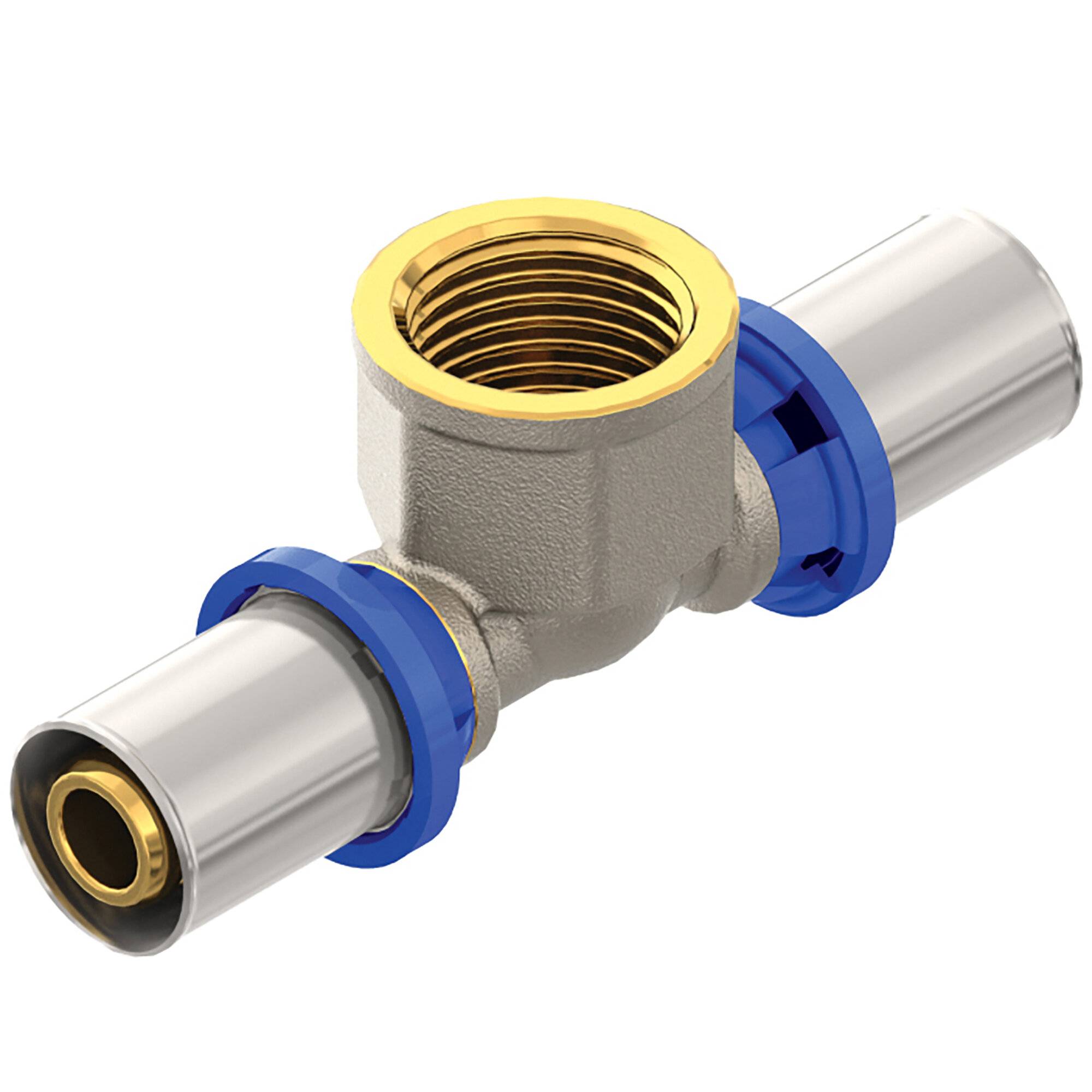 Emmeti Pressfittings für Aluverbundrohr Übergang T-Stück Innengewinde 20 x 1/2"