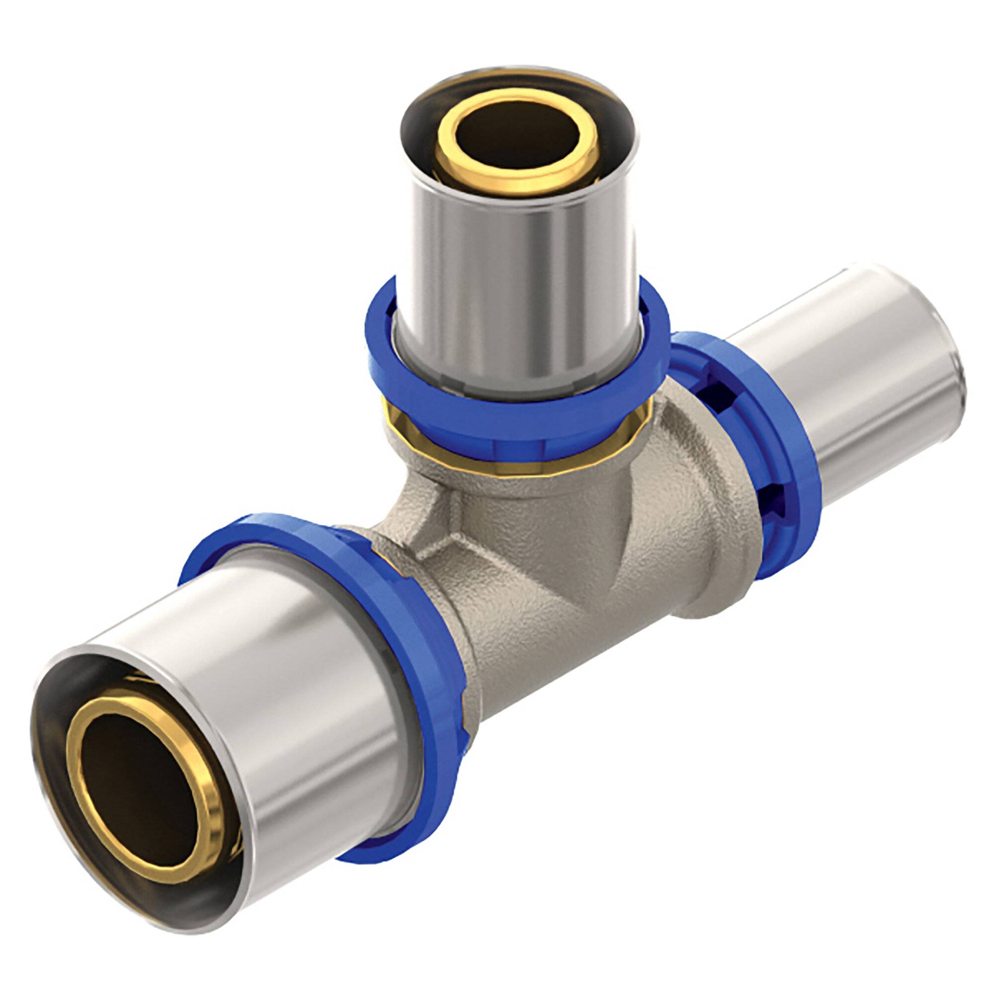 Emmeti Pressfittings für Aluverbundrohr T-Stück Reduziert 20 x 16 x 20