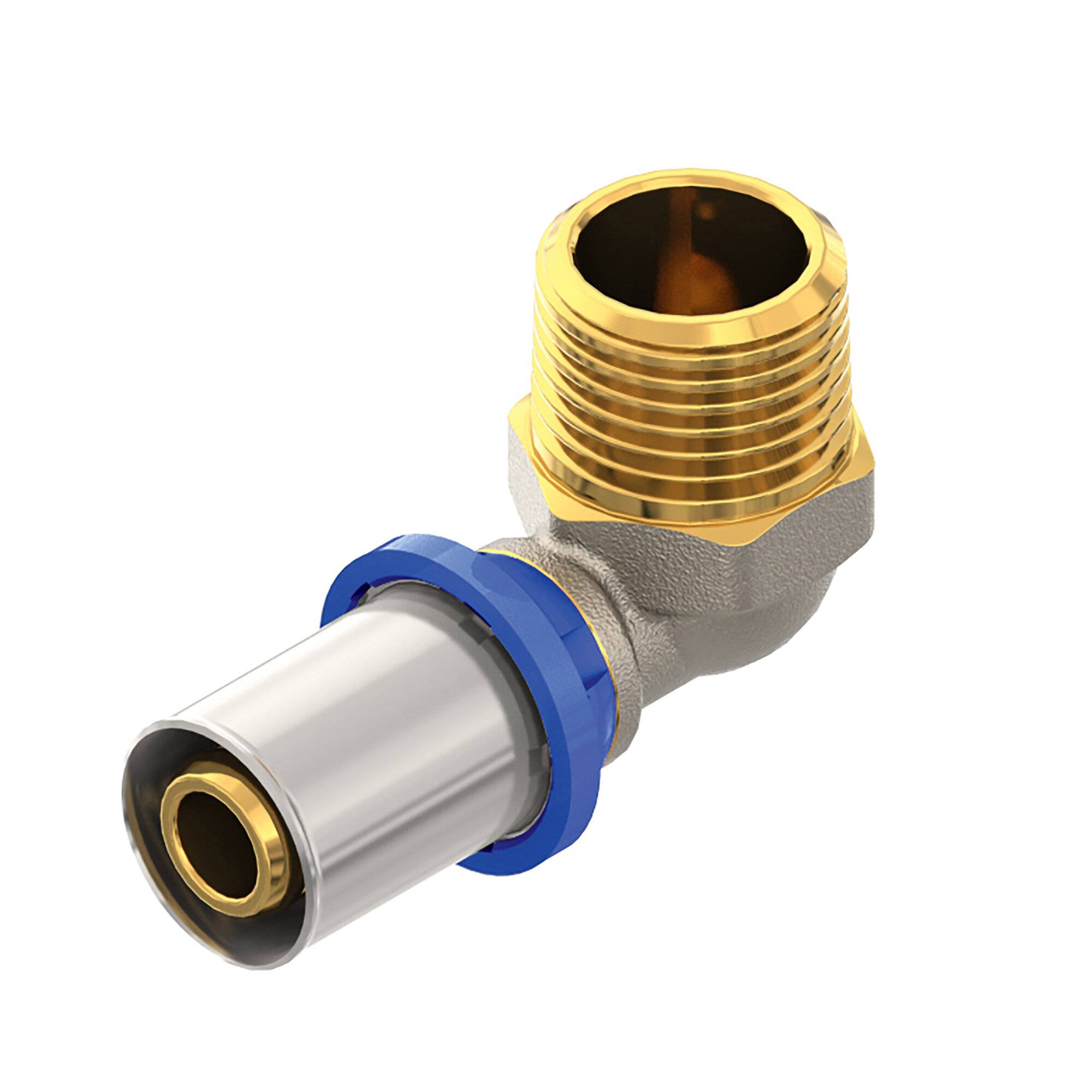 Emmeti Pressfittings für Aluverbundrohr Übergangswinkel Außengewinde 20 x 3/4"