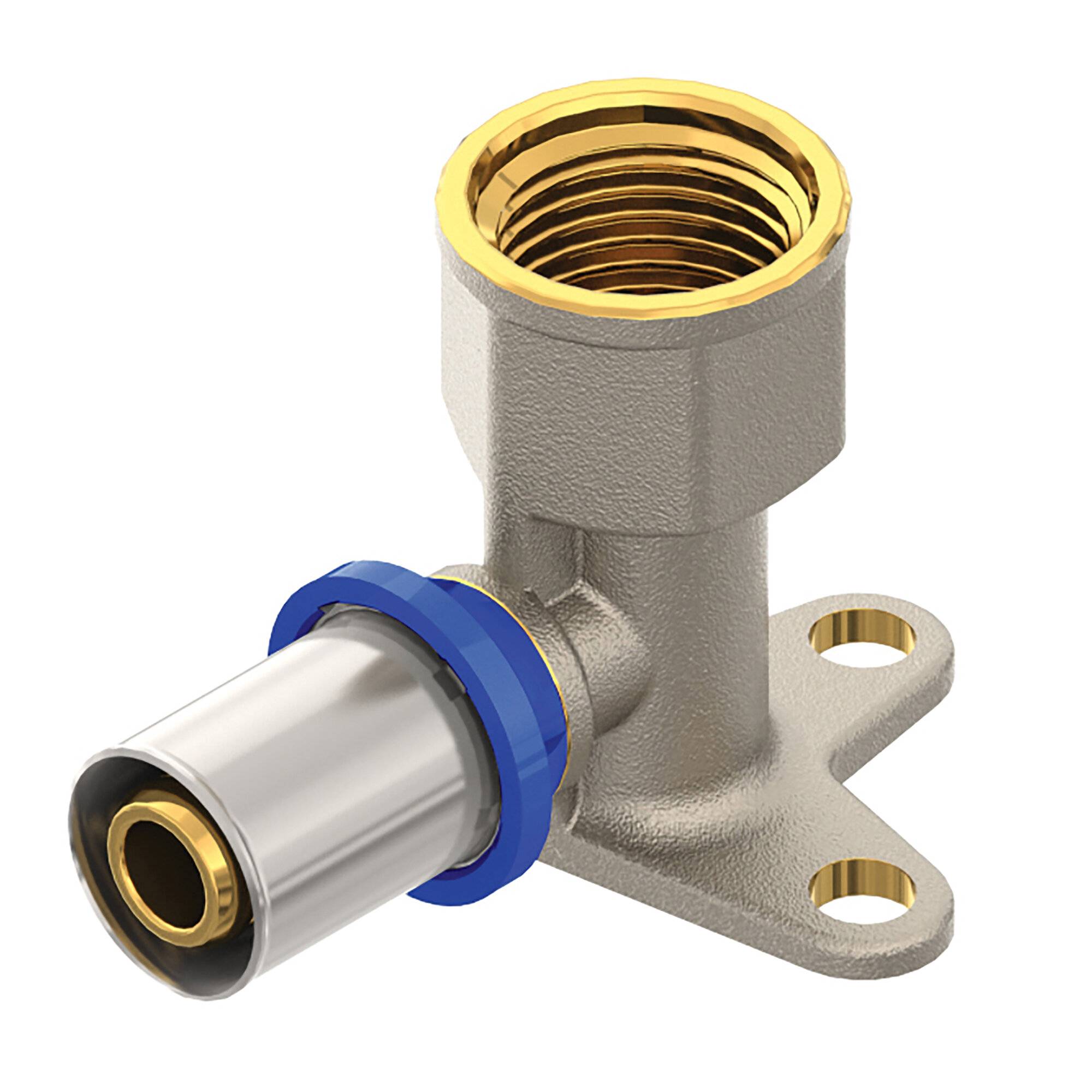 Emmeti Pressfittings für Aluverbundrohr Wandwinkel Kurz 16 x 1/2"