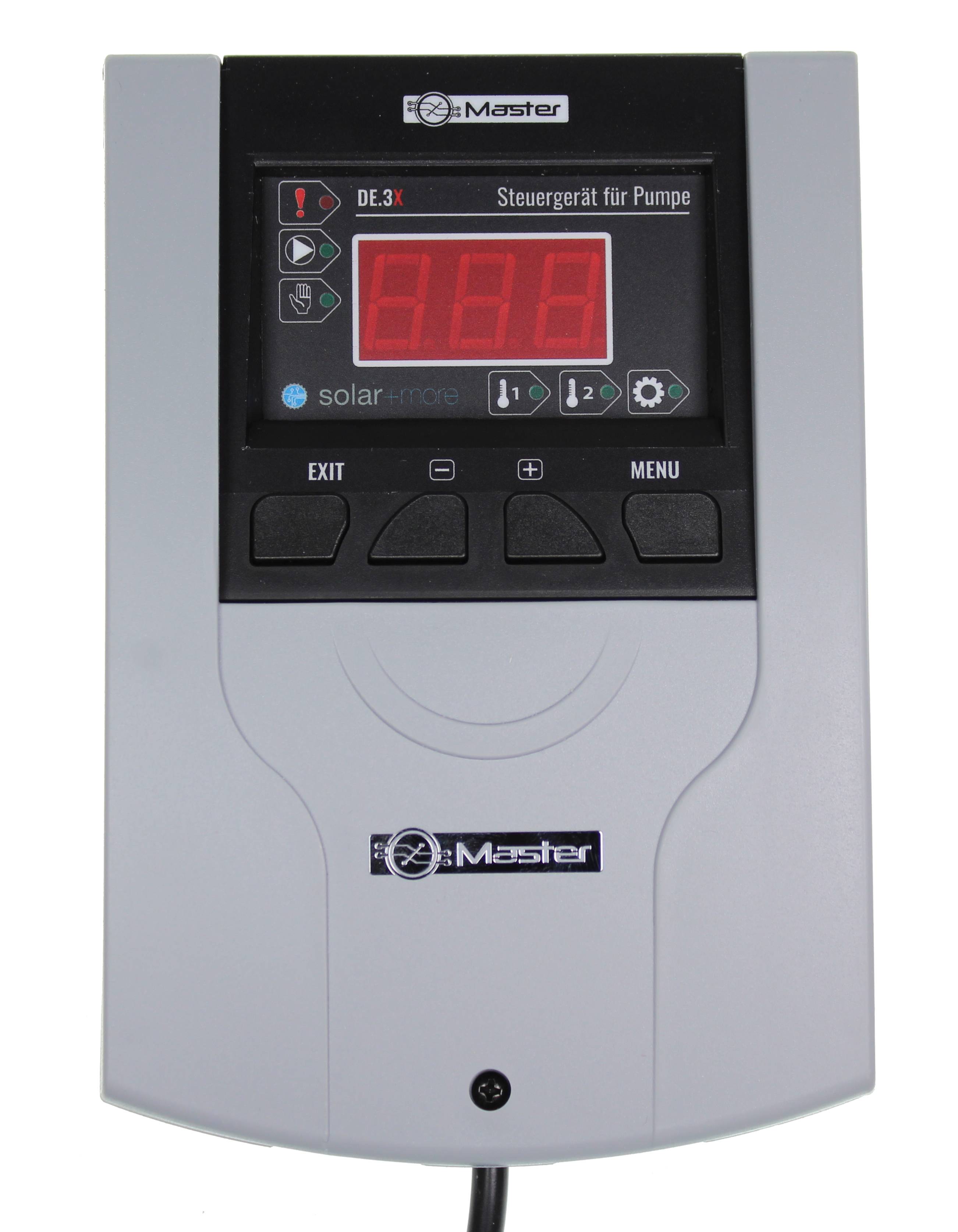 Master DE.36 Festbrennstoff Regelung mit Kessel und Abgassensor