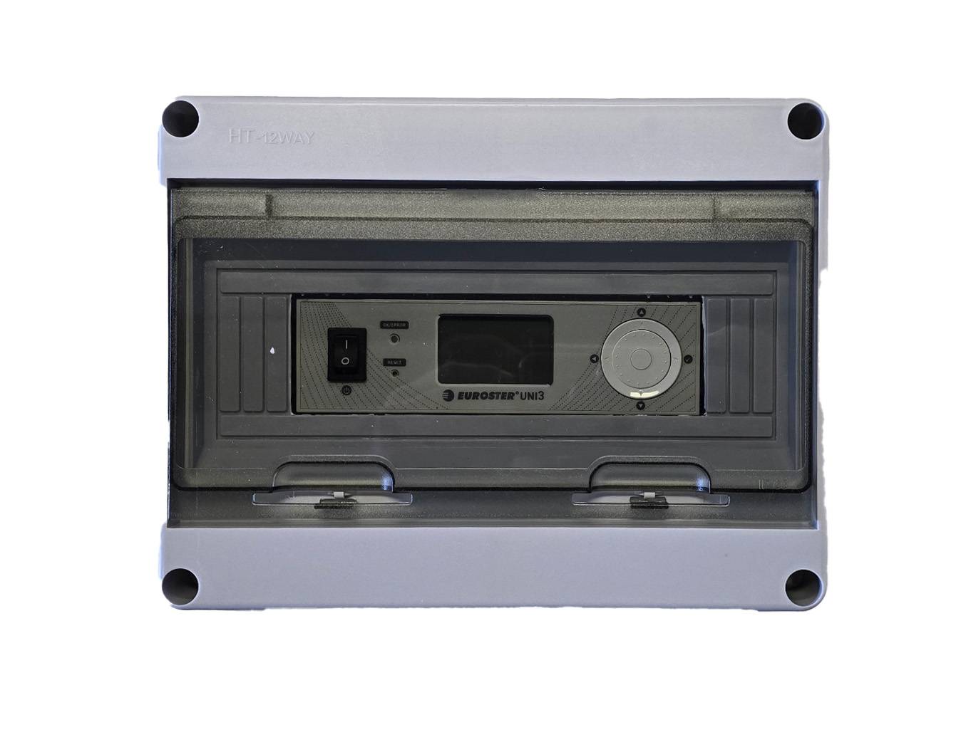 Euroster UNI 3 – Heizungsregelung für 3 Heizkreise, WW, witterungsgeführt mit Wandgehäuse