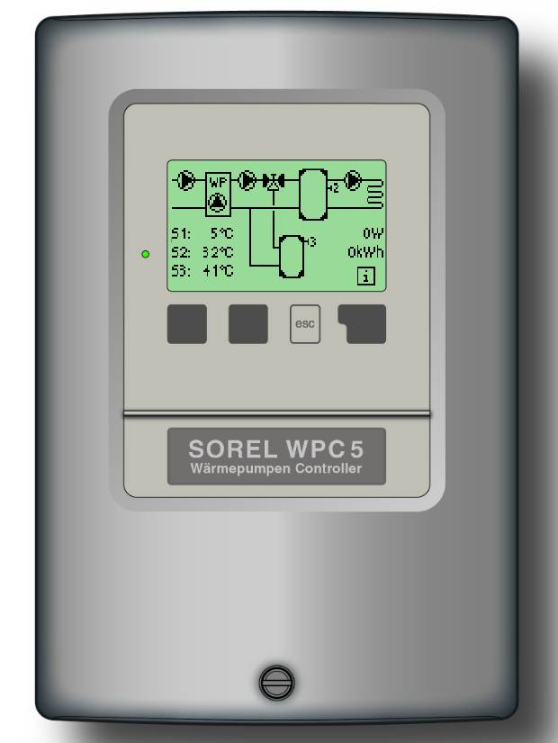 Sorel WPC5 Wärmepumpen Regelung 1x Außensensor / 3x PT1000