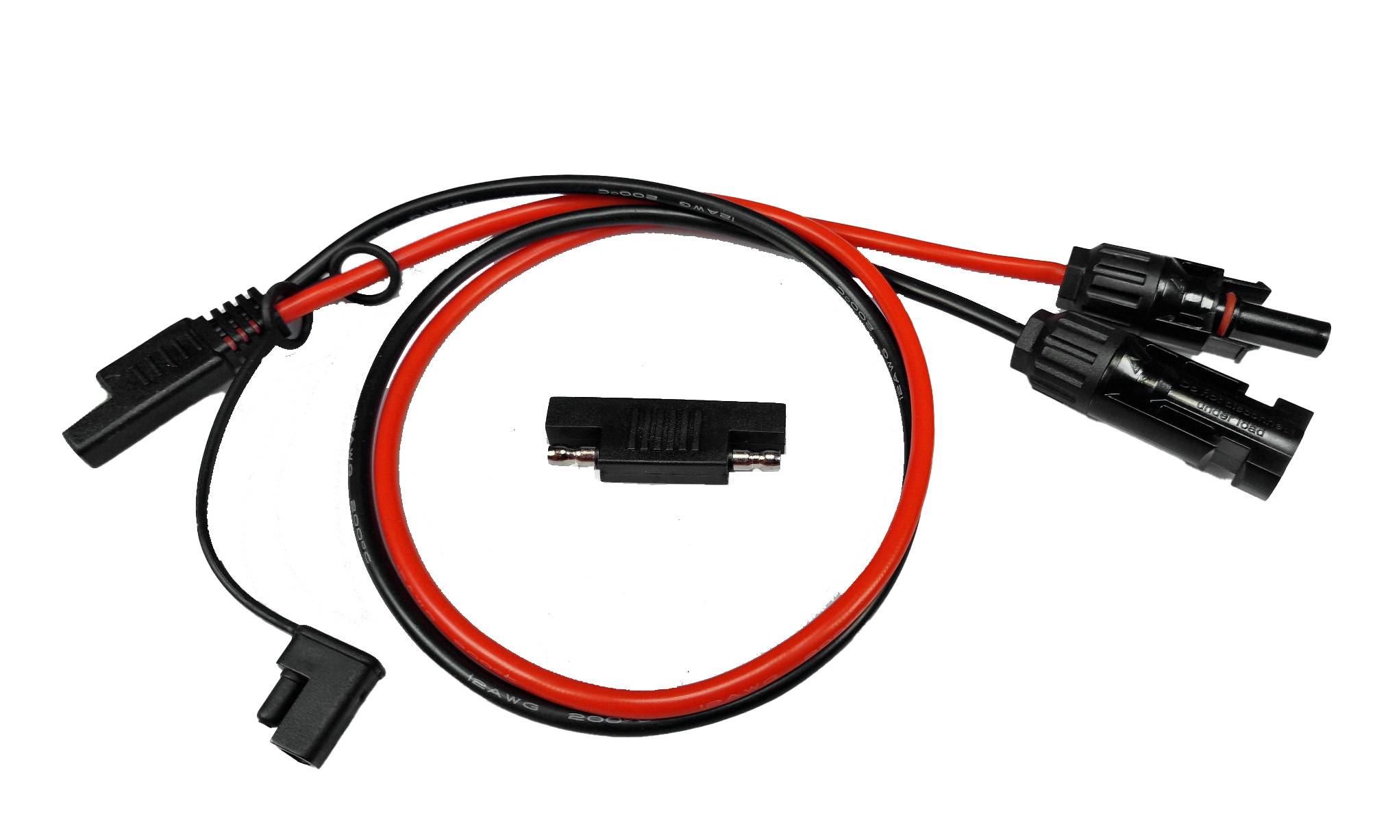 Solarstecker auf SAE-Kabel