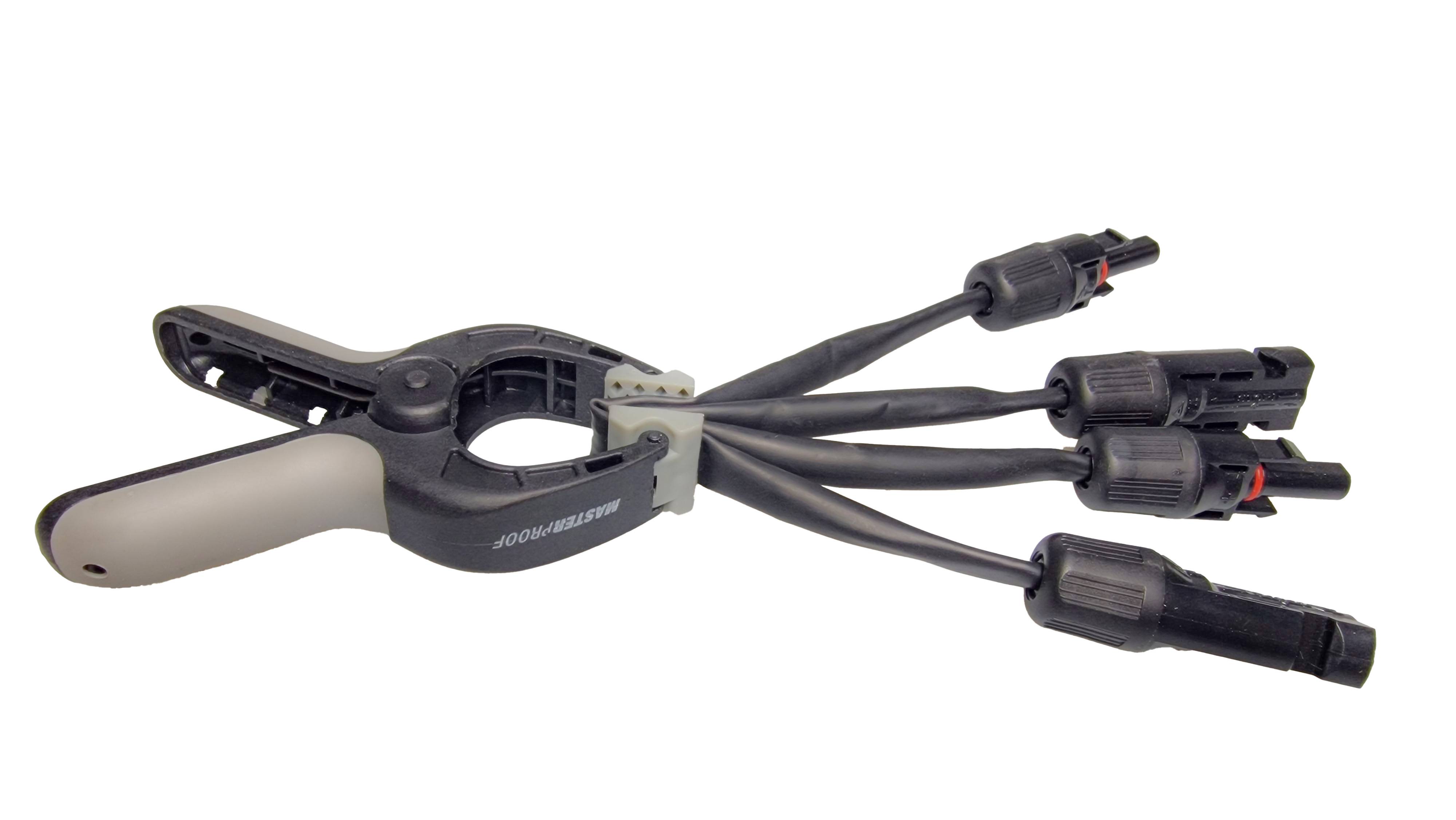 MC4 kompatibel Fensterdurchführung (Paar) Flexibel für PV