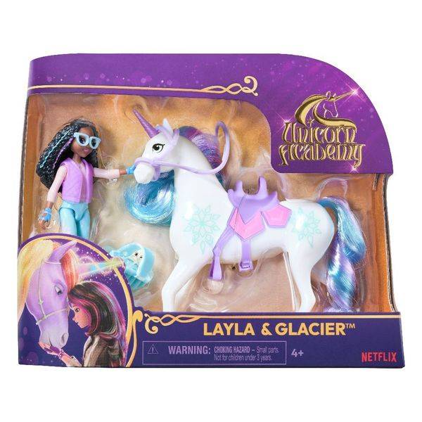 Spin Master - Unicorn Academy - Small Doll & Unicorn Lyla & Glacier