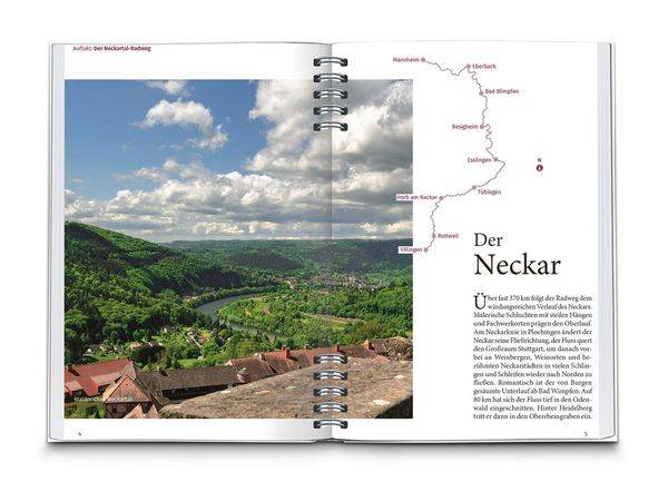 KOMPASS Radreiseführer Neckartal-Radweg