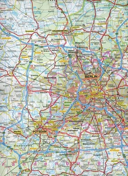 ADAC BundesländerKarte Deutschland Blatt 4 Sachsen-Anhalt 1:250 000