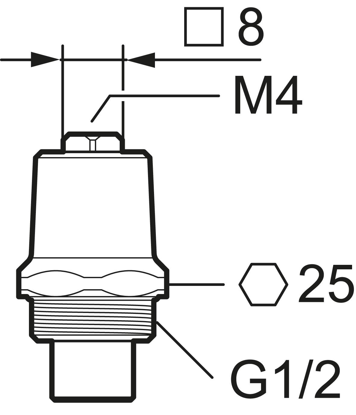 Mora Steckschlüssel-Oberteil MORA GARDEN I