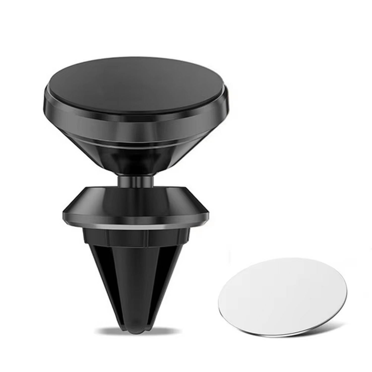 Auto Magnetische Handyhalterung KFZ Lüftungsgitter Halterung Silber iPhone, Samsung, Huawei, Xiaomi, Oneplus, Sony Xperia, Oppo