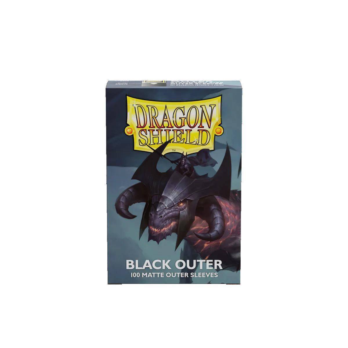 ART13003 - Dragon Shield: Outer Sleeves - Black (100) (GB)