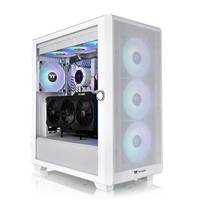 Thermaltake S Series S250 TG ARGB Snow - Mid tower - E-ATX - Seitenteil mit Fenster (gehärtetes Glas)