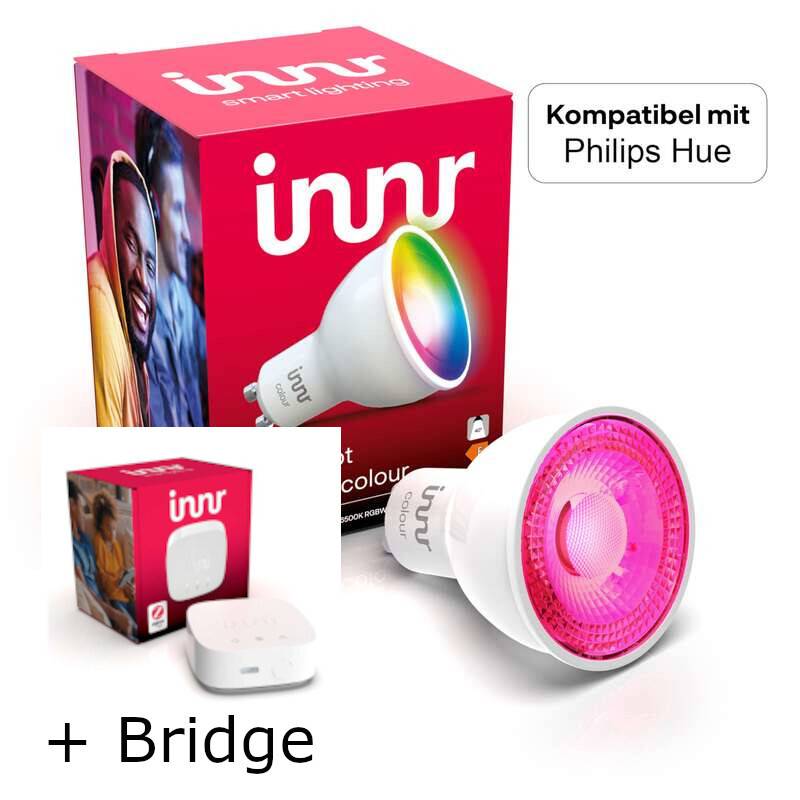 GU10 - Farbe 1-Pack inkl. Brücke Bundle