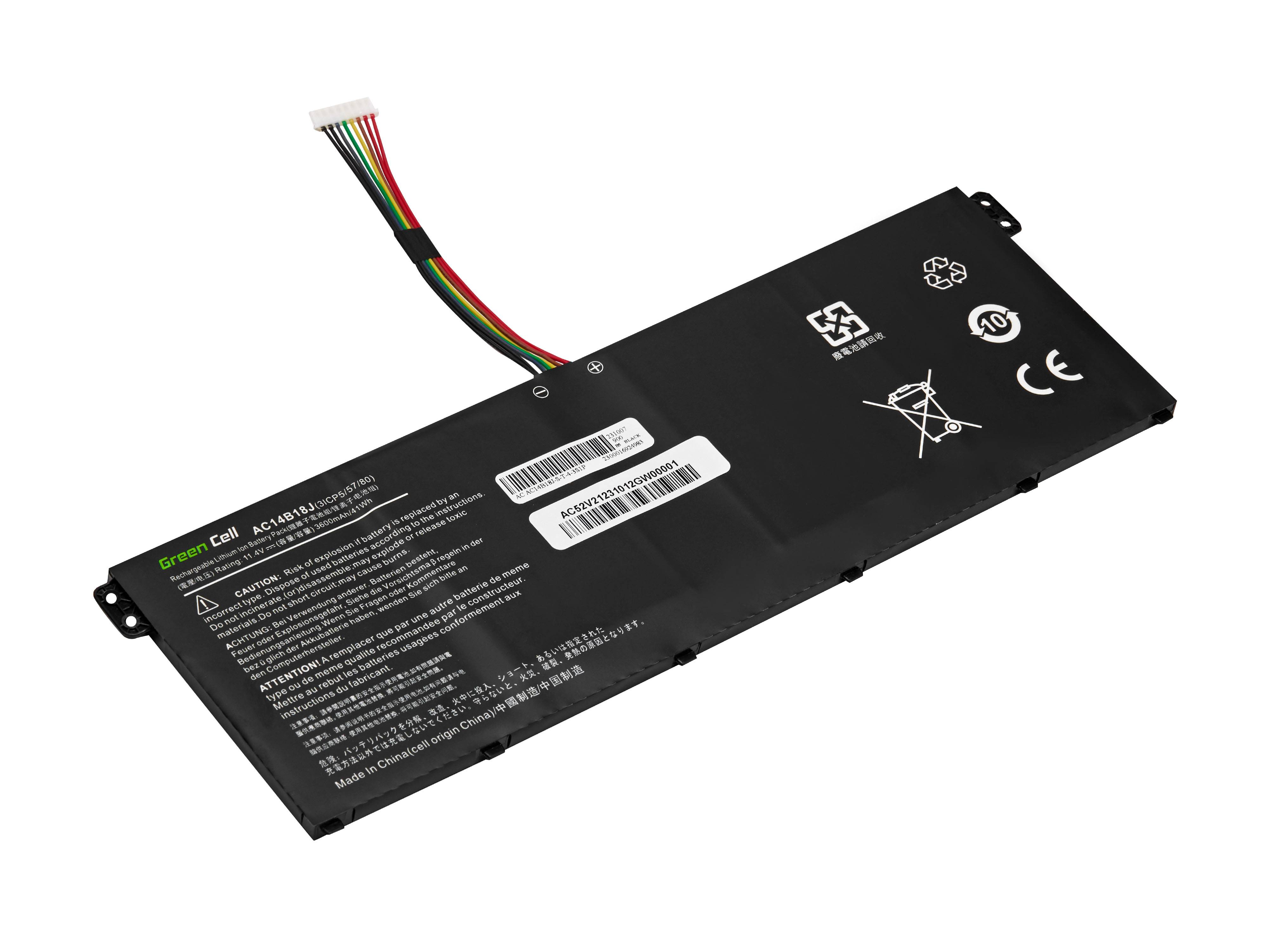 Laptop-Akku für Acer Aspire 3 A315-23 A315-55G - 3600 mAh