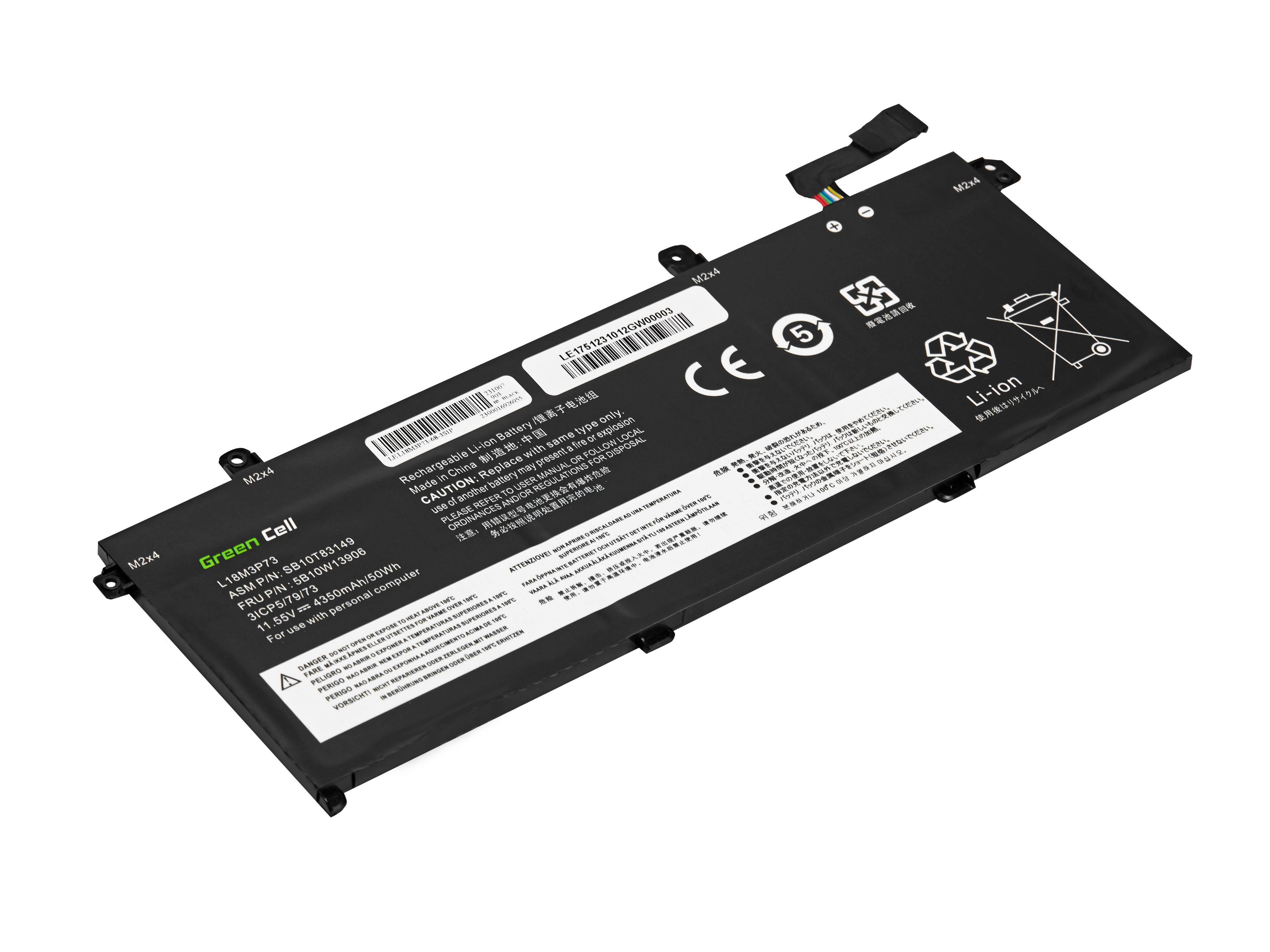 Laptop-Akku für Lenovo ThinkPad T490 T495 P43s P14s - 4350mAh