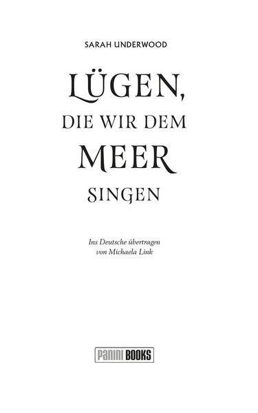 Lügen, die wir dem Meer singen