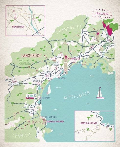 Glücksorte im Languedoc. Zwischen Rhône & Pyrenäen