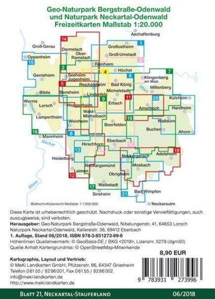 Neckartal-Stauferland 1:20.000