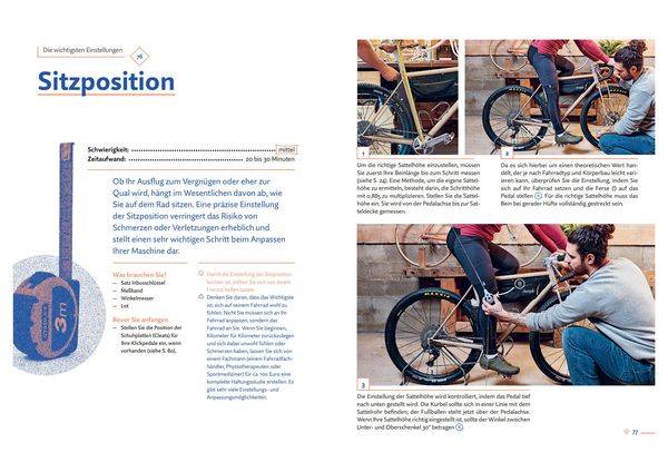 Das Fahrradbuch. Auswahl, Ausrüstung, Pflege, Reparatur, Wartung, Technik, Anschaffung, Ausstattung und Zubehör