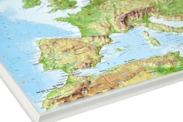 Reliefkarte Europa klein 1 : 16 000 000
