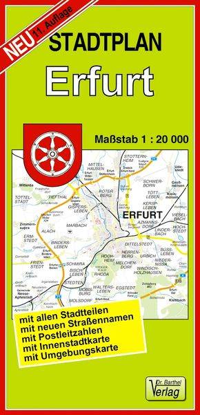 Stadtplan Erfurt 1 : 20 000