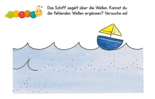 Lernraupe – Schwungübungen
