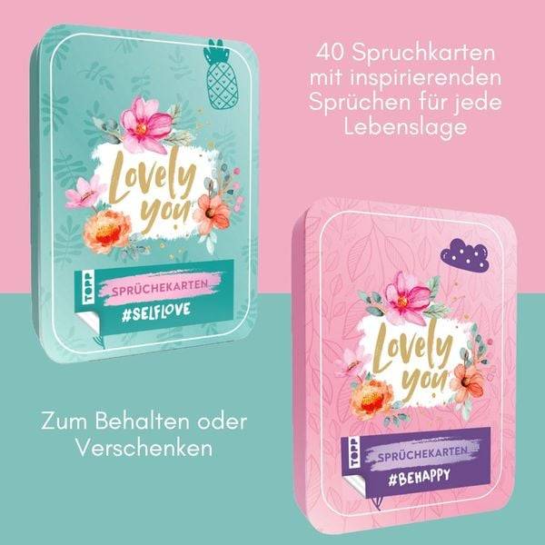 Lovely You - Sprüchekarten #Selflove