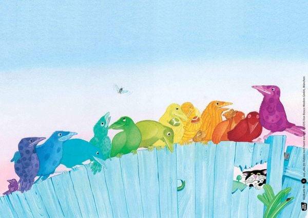 Als die Raben noch bunt waren. Kamishibai Bildkartenset