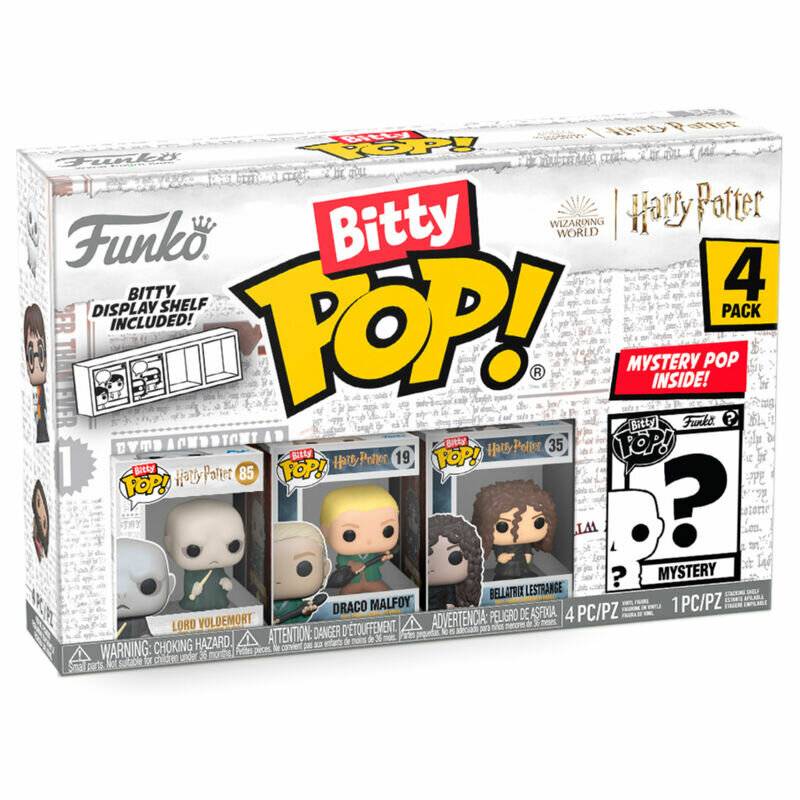 Harry Potter Bitty POP! Vinyl Figuren 4er-Pack Voldemort 2,5 cm
